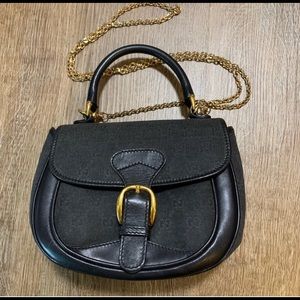 Authentic vintage Gucci monogrammed crossbody bag